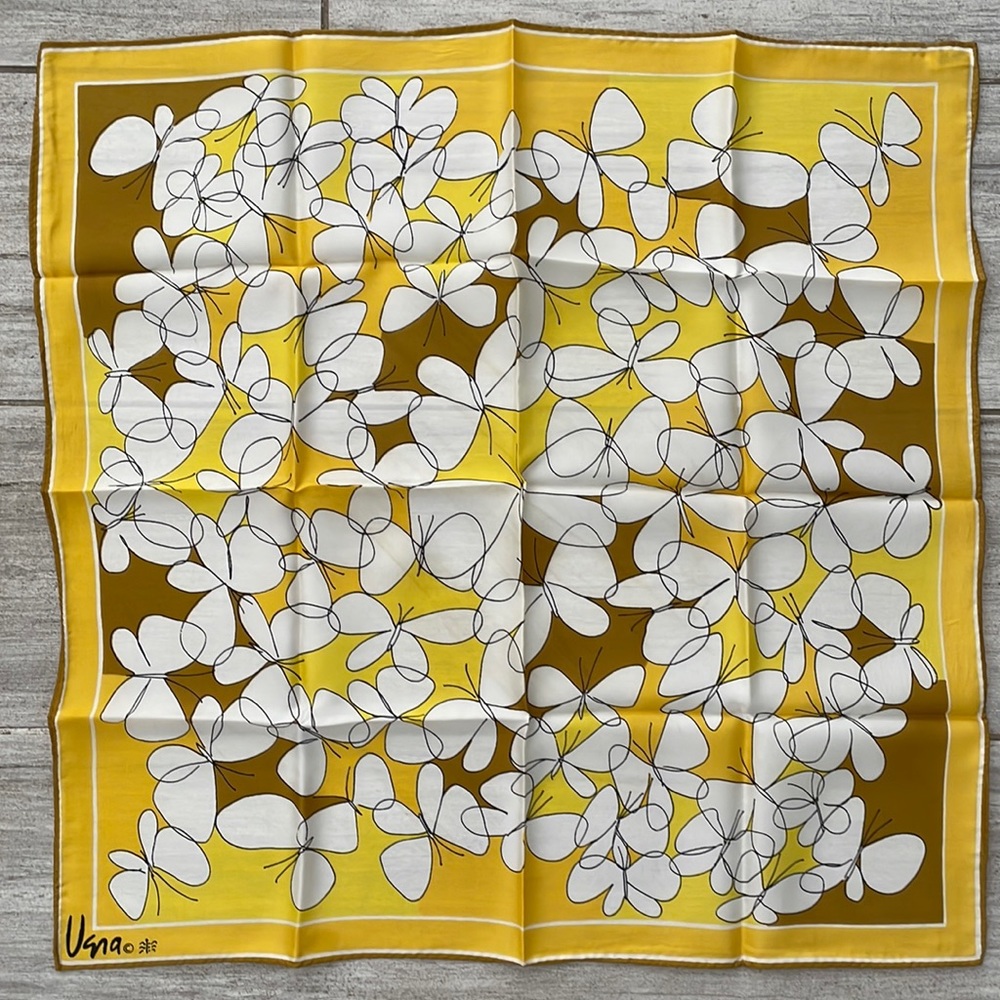USNA silk scarf made in Japan! Gorgeous